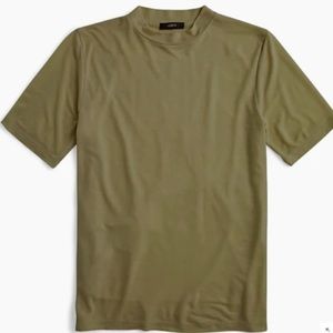 Mock-neck lyocell T-shirt NWT